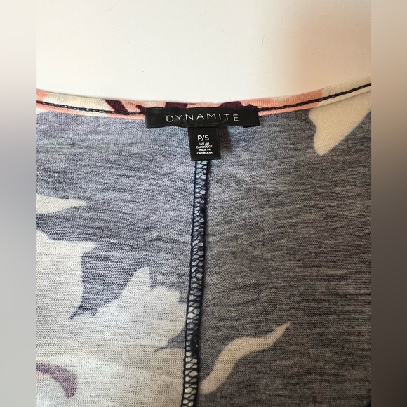 Floral T Shirt Dynamite size S - Picture 3 of 4